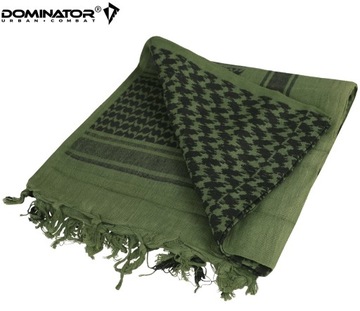 ARAFATKA CHUSTA KEFIJA SHEMAGH WOJSKOWA DOMINATOR 100X100 cm OLIVE BLACK