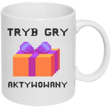 ŚMIESZNY KUBEK GRACZA DLA FANÓW MINECRAFT ROBLOX