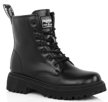 ЧЕРНЫЕ ТРАПЕРЫ, УТЕПЛЕННЫЕ БОТИНКИ 38