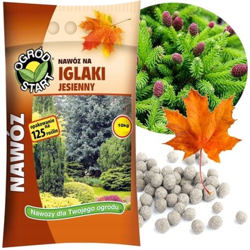 Nawóz JESIENNY do IGLAKÓW 10kg Ogród Start (250 rośllin).