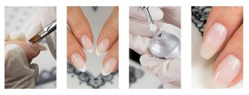 Набор акриловых гелевых ногтей Flexy Elisium, 25 г, формы + жидкость + аксессуары