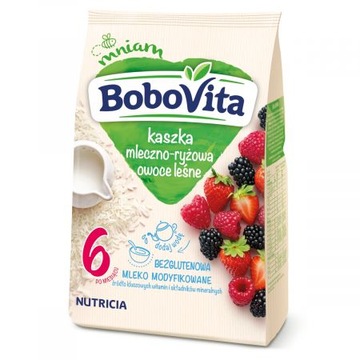 BOBOVITA Kaszka Mleczno Ryżowa Owoce Leśne 230 g