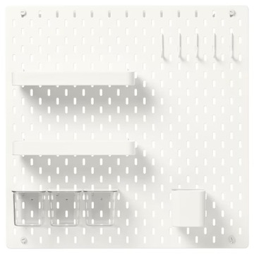 IKEA SKADIS Tablica perforowana biały 56x56 cm