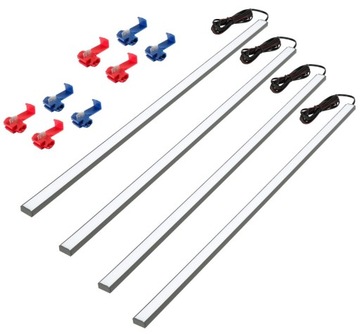 Oświetlenie LED kabiny naczepy auta TIR 4x25cm 24V