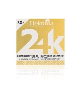 EFEKTIMA 24K Złoto Krem na dzień i noc 30+ 50 ml