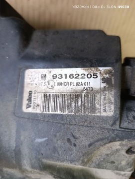 OPEL TIGRA B 04-09 SVĚTLOMET SVĚTLO PŘEDNÍ LEVÝ ORIGINÁLNÍ