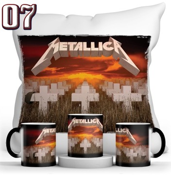 НАБОР METALLICA ВОЛШЕБНАЯ КРУЖКА + ПОДУШКА + ИМЯ