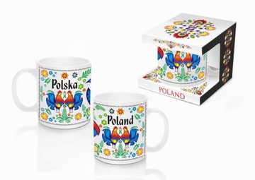 Kubek folk kogut z napisem Polska BOSS