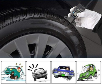 ЦИФРОВОЙ ИЗМЕРИТЕЛЬ ГЛУБИНЫ И ВЫСОТЫ ПРОТЕКТОРА ШИН