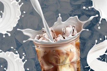 Холодное мороженое Фраппе Замороженный кофе со вкусом сливочного мороженого МОКАТЕ