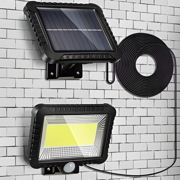 СОЛНЕЧНАЯ ЛАМПА С ДАТЧИКОМ ДВИЖЕНИЯ 100 светодиодов