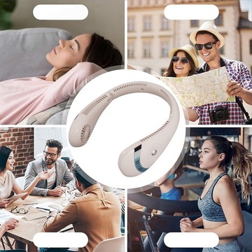 Портативный шейный вентилятор с USB-охлаждением, мобильный кондиционер