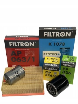 ZESTAW FILTRÓW FILTRON AUDI A6 C5 2.4 2.7T 2.8 3.0