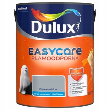 Dulux Easycare - Farba Lateksowa Mgła Absolutna 5L