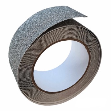 SAMOPRZYLEPNA TAŚMA ANTYPOŚLIZGOWA SZARA NA SCHODY SUPER MOCNA 50mm x 5m
