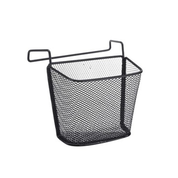 Biurko z wiszącym koszykiem i półką