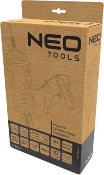 NEO Автоматический выпрямитель 4А/70Вт, 3-120Ач AGM/GEL кислотные аккумуляторы