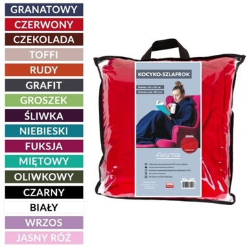 Kocyko - Szlafrok Czekolada prezent MĘŻA chłopaka