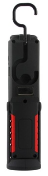 LATARKA LED AKUMULATOROWA 3w1 HAK + MAGNES + USB
