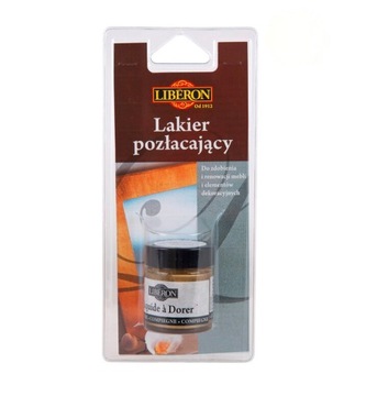 Liberon Lakier do pozłoceń bogate złoto 30ml