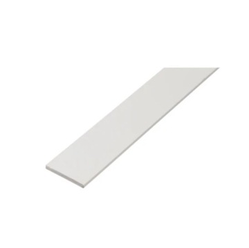 Płaskownik PVC biały 20x2x2600mm 2,6m listwa Alberts