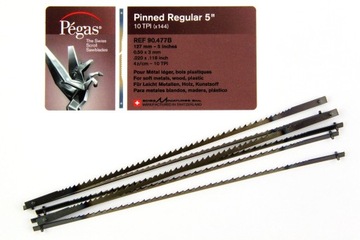 Brzeszczoty z bolcami PEGAS 134 mm 10 TPI 6 szt