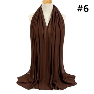 Chiffon Scarf Women Turban Muslim Hijab Foulard