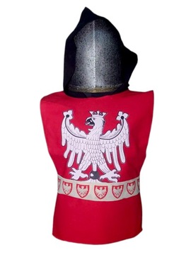 TUNIKA kostium Rycerza Mała 3-6 lat Karnawał strój przebranie dla dziecka