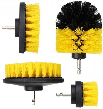 Набор ЩЕТКОВ ДЛЯ ДРЕЛИ для мытья обивки.