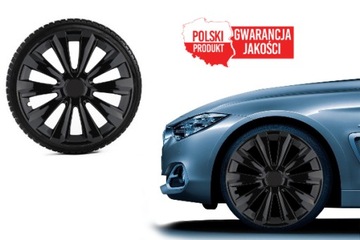 KOŁPAKI 14''czarne połysk + GRATIS