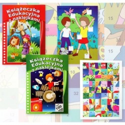 Książeczka edukacyjna z naklejkami