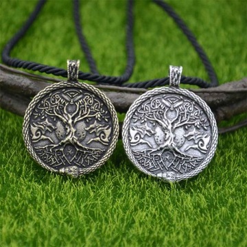 Ожерелье «Древо жизни Уроборос» «Викинг-волк»