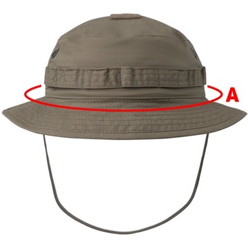 Мужская туристическая шапка Boonie Mk2 HELIKON Rip-Stop RAL 7013 XL