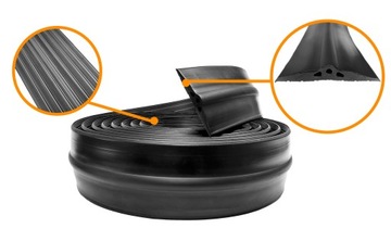 USZCZELKA GARAŻOWA, PRÓG DO BRAMY 75x13 mm - 0,5M USZCZELKA PROGOWA B-662