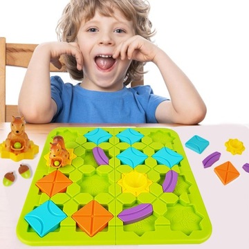 УМНЫЕ ИГРЫ БЕЛКИ ЛОГИЧЕСКИЕ ИГРУШКИ ДЛЯ НАСТОЛЬНОЙ ИГРЫ С ЛАБИРИНТИКОМ