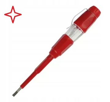 DEDRA Próbnik tester napięcia 3x140mm 06B032