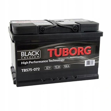 Akumulator Tuborg TB575-072 75Ah 720A P+