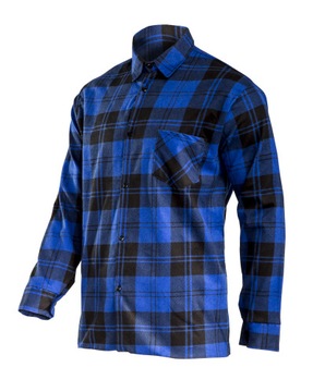 KOSZULA NIEBIESKA FLANELOWA LAHTI PRO L41808 r. S