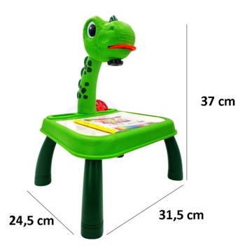 ПРОЕКТОРНЫЙ ЧЕРТЕЖ ДОСКА ДЛЯ СУХОГО СТИРАНИЯ НОГИ ДИНО ВУПИ