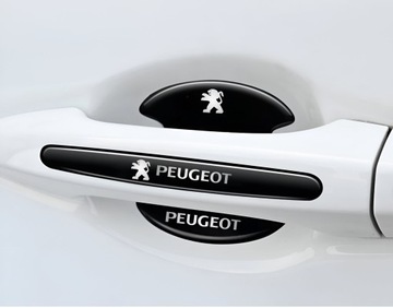 ПРОЧНАЯ ЗАЩИТНАЯ ФОЛЬГА ДЛЯ ДВЕРНЫХ РУЧОК PEUGEOT Наклейки на автомобиль