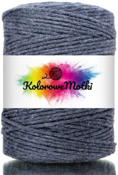 Sznurek Bawełniany do Makramy GRANATOWY 150m 2mm