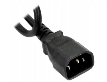 Кабель IEC для вентилятора, вилка, 2 м