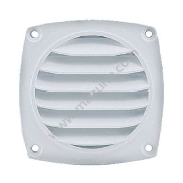 KRATKA WENTYLACYJNA 82X82 MM, BIAŁA PVC