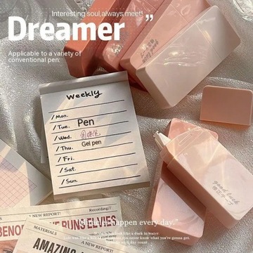 6/12/24 шт., милая оранжевая корректирующая лента с градиентом, белая корректирующая лента