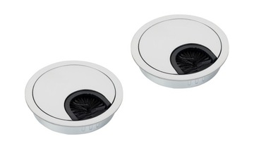 2 x METALOWY PRZEPUST KABLOWY PRZELOTKA ALU fi 60