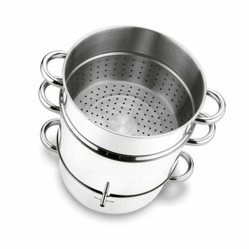 Паровая кастрюля JUICE INDUCTION НЕРЖАВЕЮЩАЯ СТАЛЬ для фруктов и соков 5л