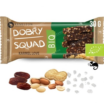 BATON BIO 30g eko KARMEL LOVE daktyl arachidy sól