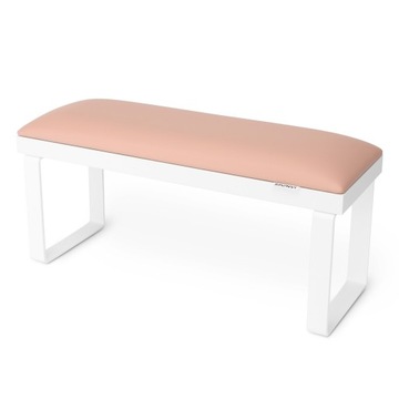 Podpórka podkładka pod dłoń do manicure Loft Light Pink na białych nóżkach