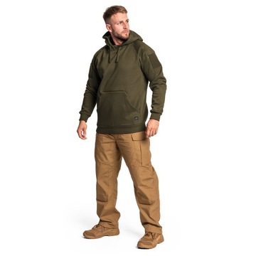 Bluza z kapturem Helikon Urban Tactical Hoodie Lite Kangaroo - Zielona L