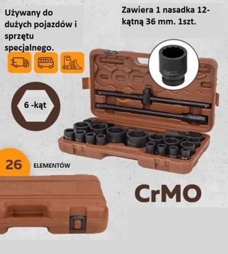 Klucze Nasadowe Udarowe 3/4'' 1